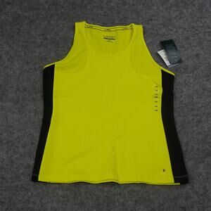 Ralph Lauren Active Tank Top Womens Petite Medium Athleisure Running Yellow N